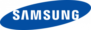 Logo de l'entreprise Samsung en couleur pour page d'accueil
