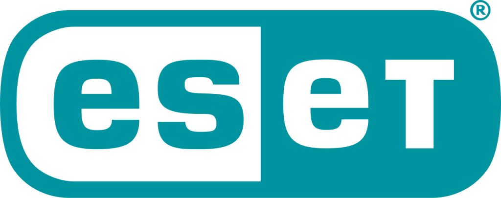 Logo EsET - solution antivirus pour particulier et professionnels