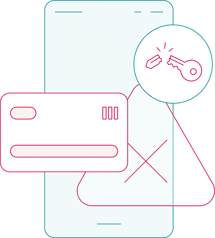 Icone illustrant la protection sur les données sensibles