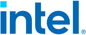 Logo de l'entreprise Intel en couleur pour page d'accueil