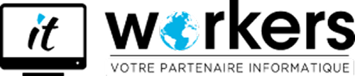 Logo entreprise IT Workers horizontal en couleur