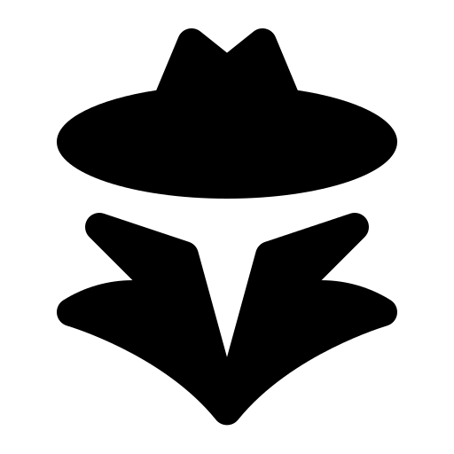 Icône navigation privée et protection de l'identité numérique.