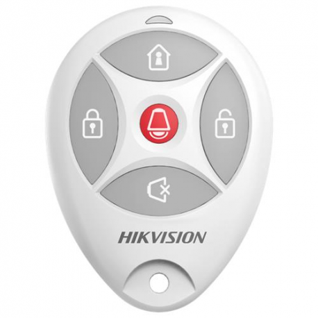 Télécommande de poche avec bouton panique pour système de sécurité.